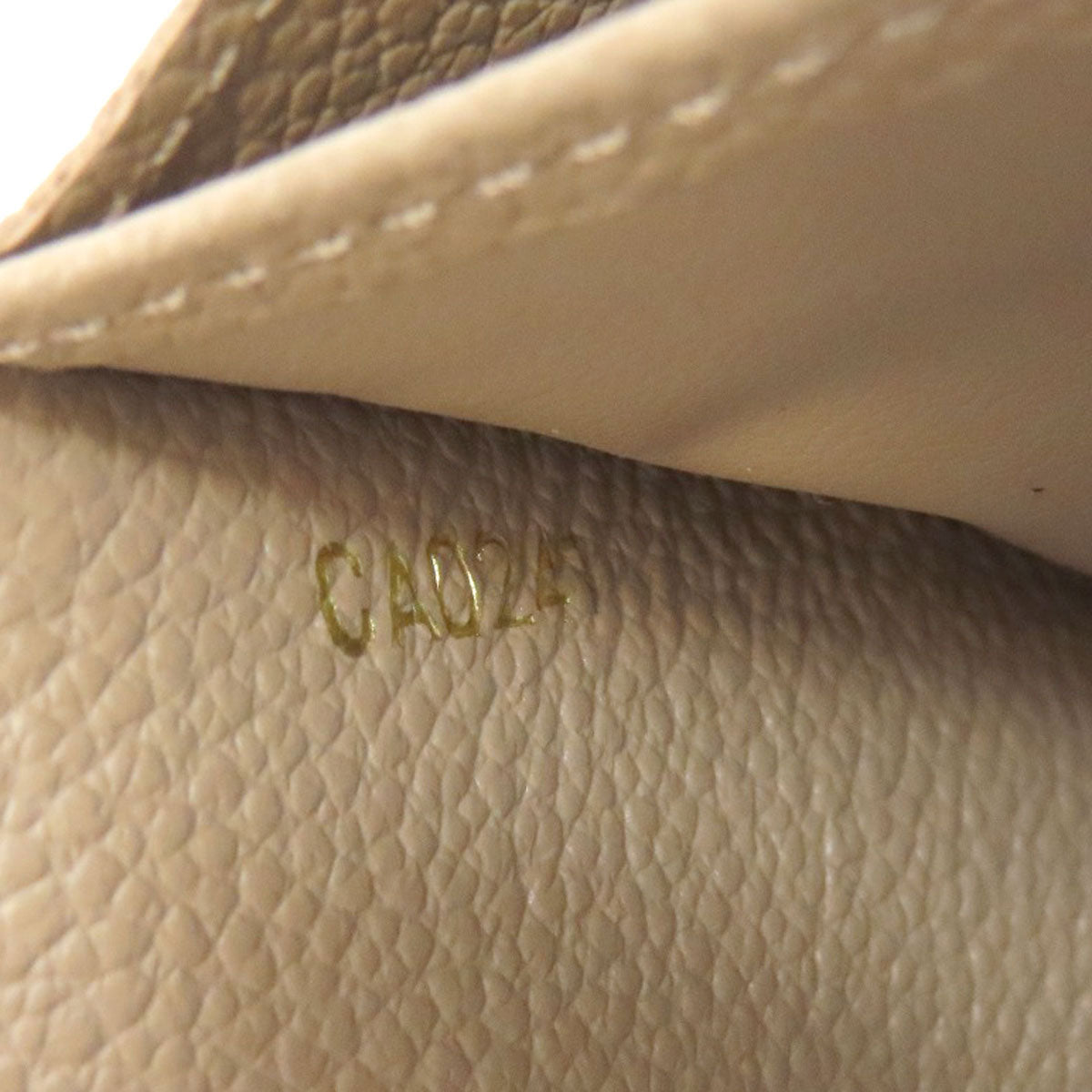 LOUIS VUITTON Long Wallet Purse M68708 Ann Platt beige Portefeuille Sara Women Used Authentic