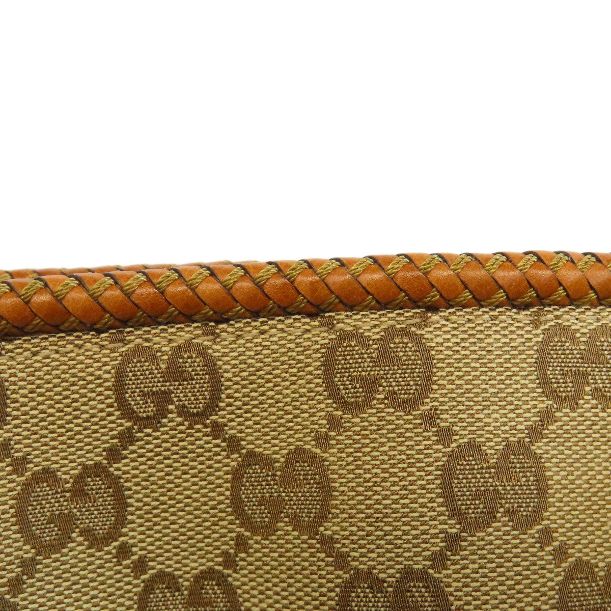 GUCCI Tote Bag 257023 canvas Brown GG Marrakech Women Used Authentic