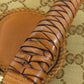GUCCI Tote Bag 257023 canvas Brown GG Marrakech Women Used Authentic