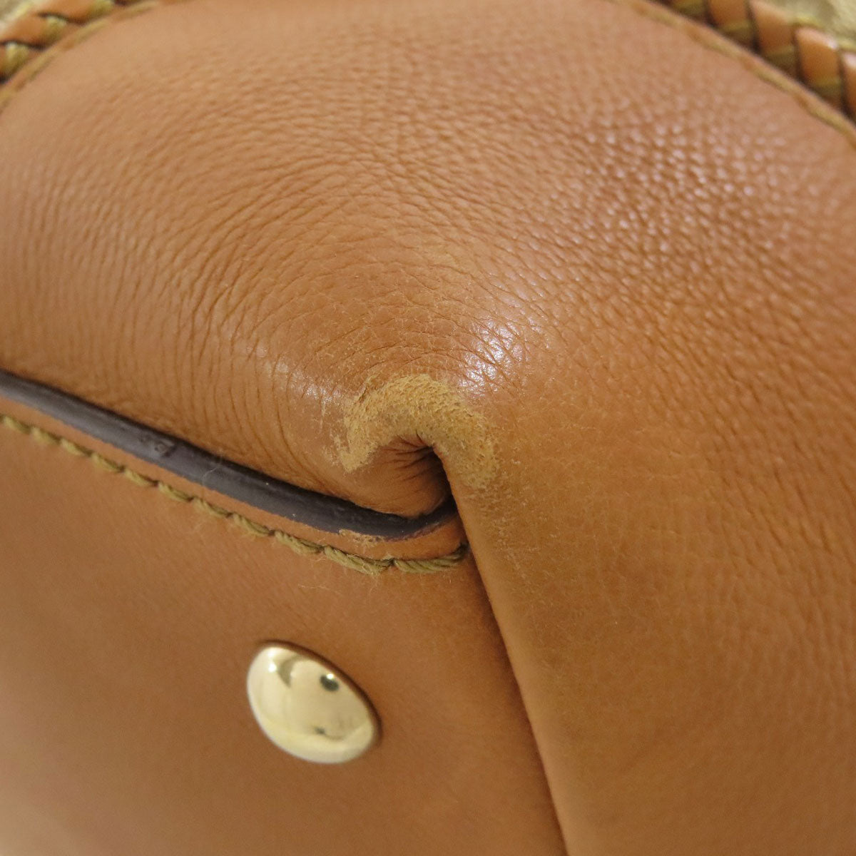 GUCCI Tote Bag 257023 canvas Brown GG Marrakech Women Used Authentic
