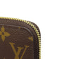 LOUIS VUITTON Long Wallet Purse M42616 Monogram canvas Brown Zippy wallet Women Used Authentic