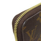 LOUIS VUITTON Long Wallet Purse M42616 Monogram canvas Brown Zippy wallet Women Used Authentic