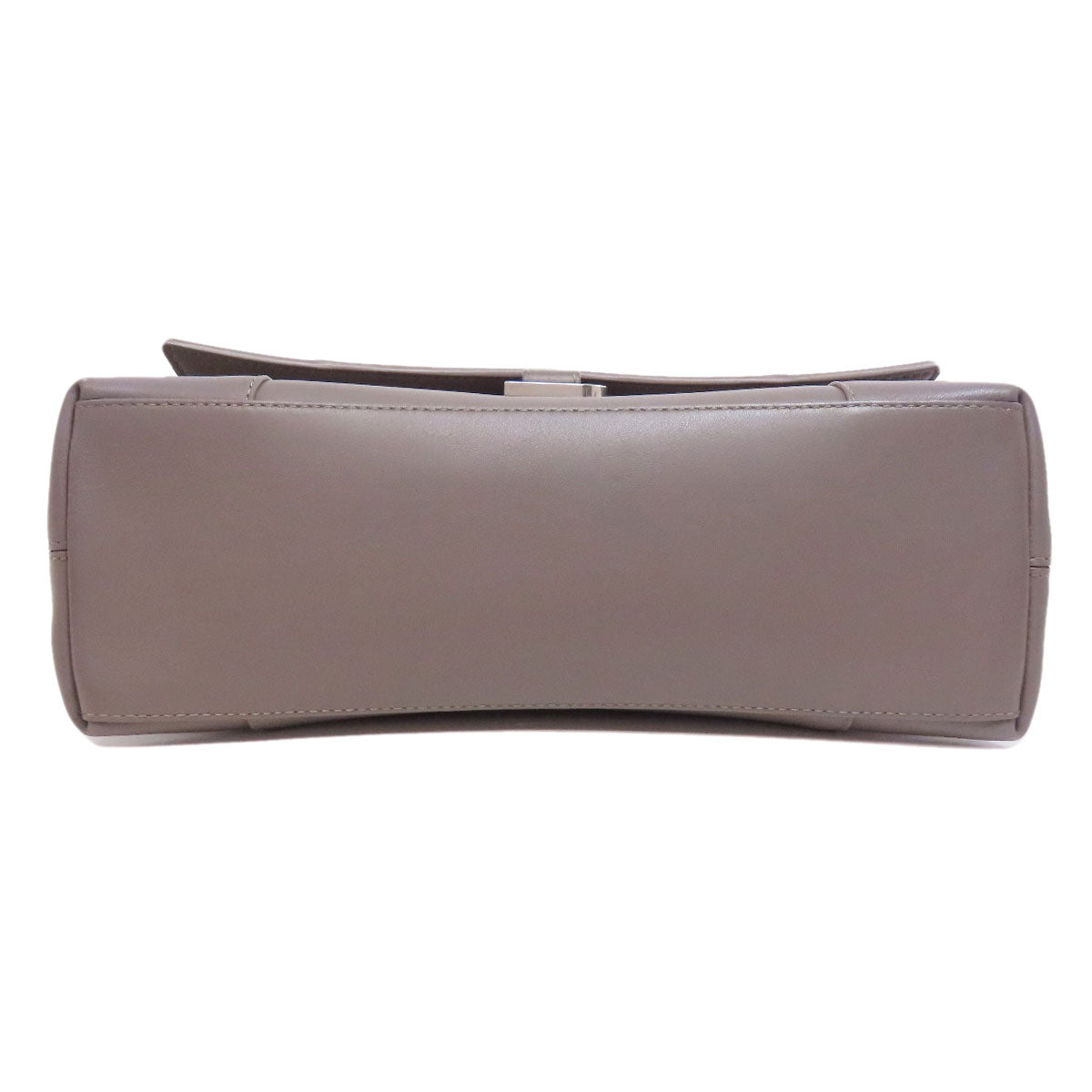 BALENCIAGA Shoulder Bag 671353 Calfskin gray Downtown Women Used Authentic