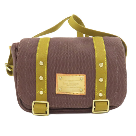 LOUIS VUITTON Shoulder Bag M80661 canvas Brown Buzas PM Antigua Women Used Authentic