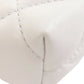 BALENCIAGA Shoulder Bag leather white quilting Women Used Authentic