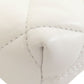 BALENCIAGA Shoulder Bag leather white quilting Women Used Authentic