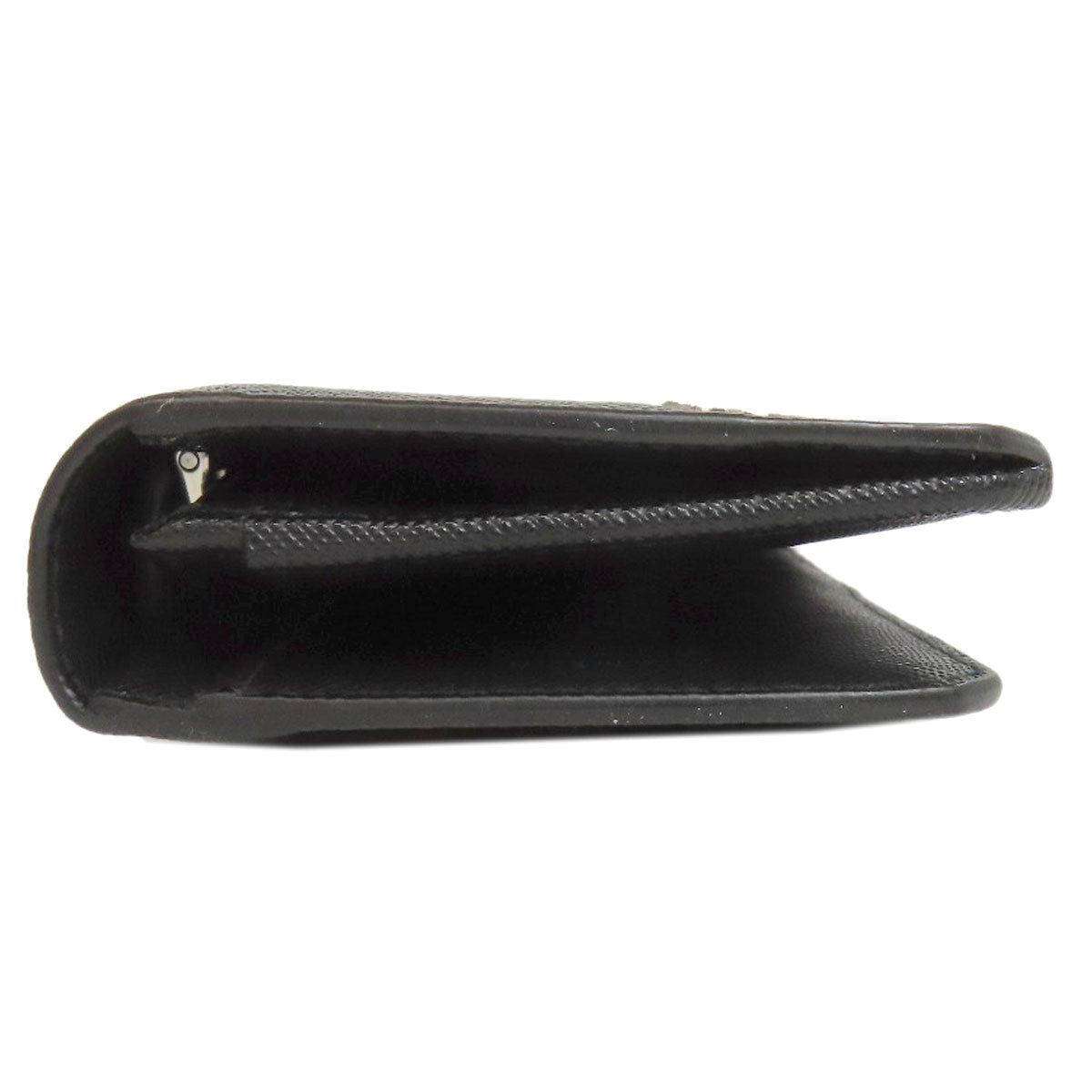 PRADA Long Wallet Purse 2MV835 Safiano black logo mens Used Authentic