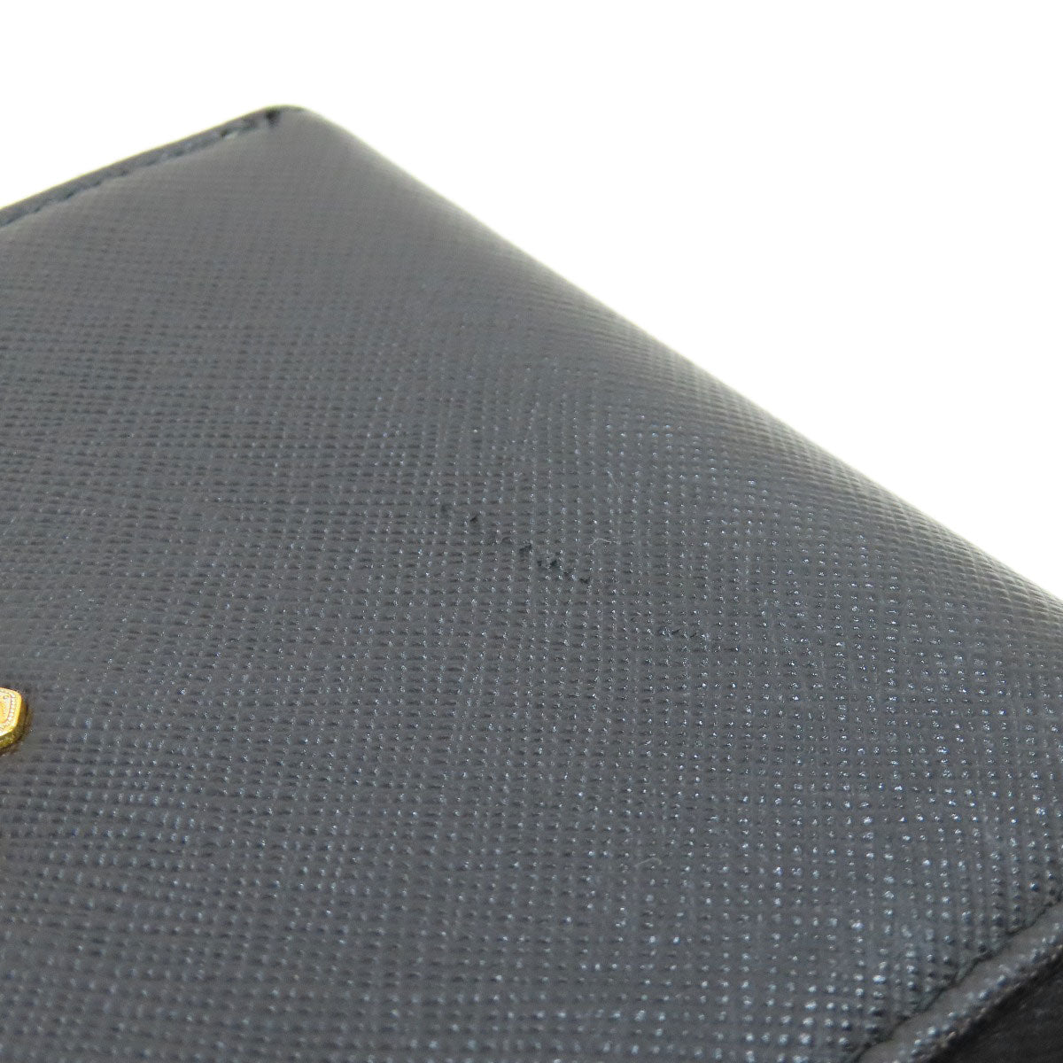 PRADA Bifold Wallet 1ML036 Safiano black logo Women Used Authentic