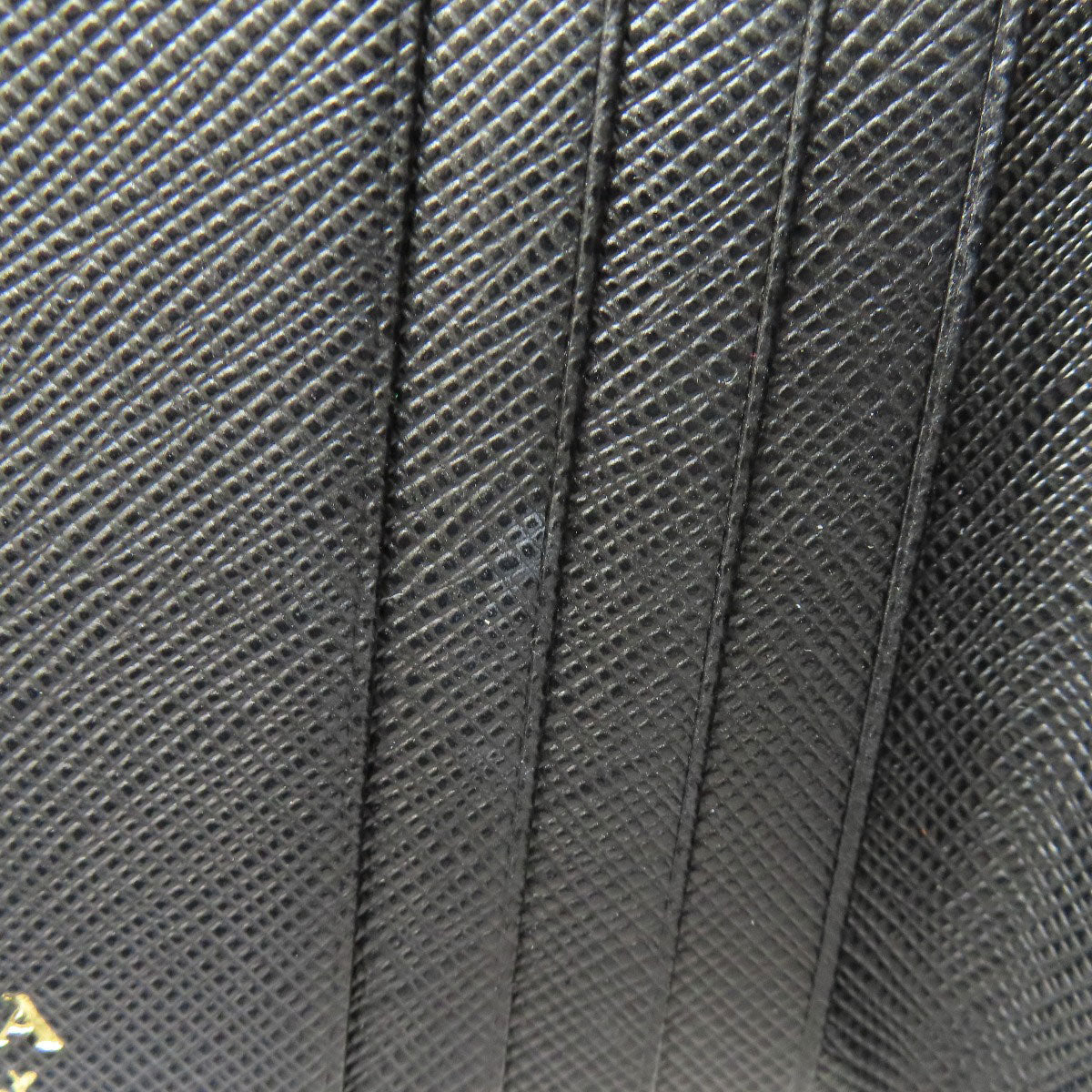 PRADA Bifold Wallet 1ML036 Safiano black logo Women Used Authentic