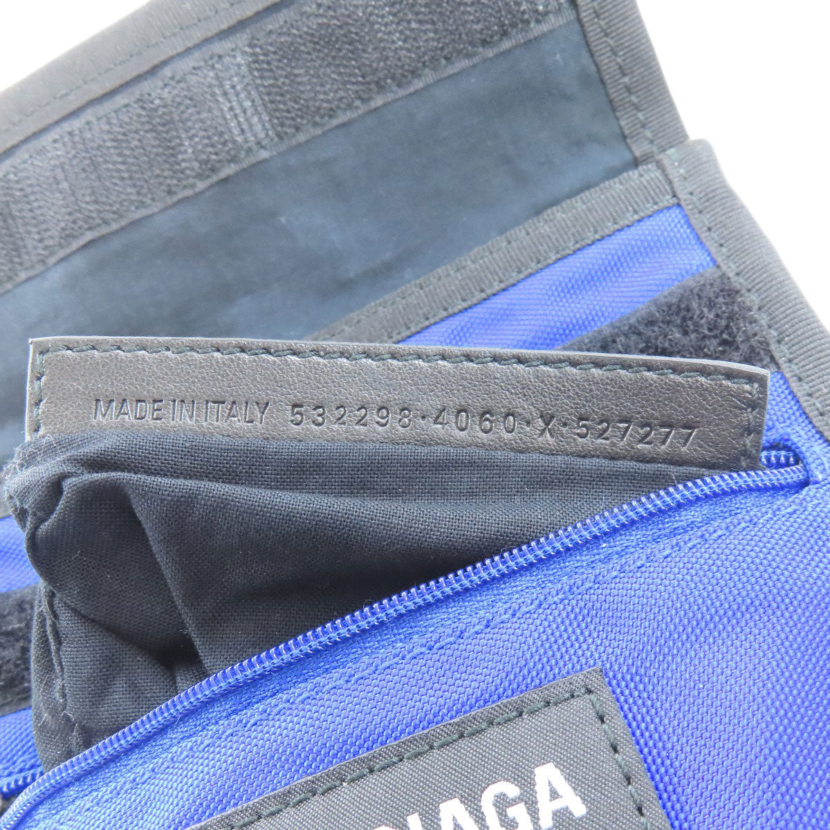 BALENCIAGA Shoulder Bag 532298 Nylon blue Shoulder pouch