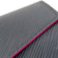 LOUIS VUITTON Long Wallet Purse M64322 Epi black Portefeuille Sara Women Used Authentic