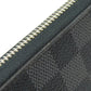 LOUIS VUITTON Long Wallet Purse N60111 Damier canvas gray Zippy Organizer NM mens Used Authentic