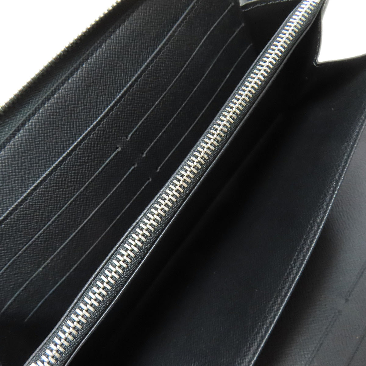 LOUIS VUITTON Long Wallet Purse N60111 Damier canvas gray Zippy Organizer NM mens Used Authentic