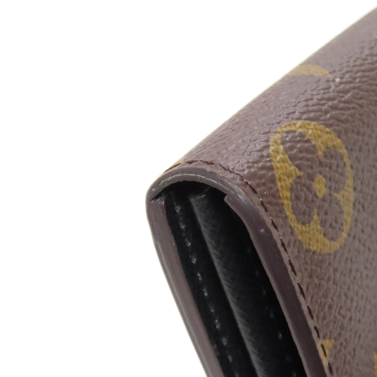 LOUIS VUITTON Long Wallet Purse M80726 Monogram Giant Brown Portefeuille Sara Women Used Authentic