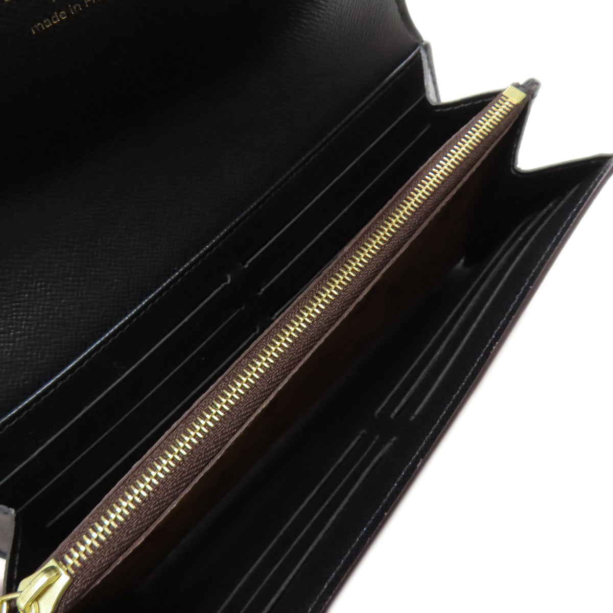 LOUIS VUITTON Long Wallet Purse M80726 Monogram Giant Brown Portefeuille Sara Women Used Authentic