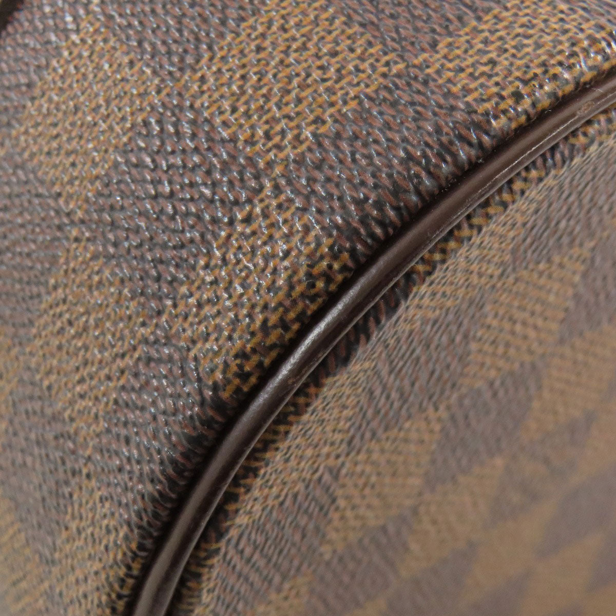 LOUIS VUITTON Handbag N51304 Damier canvas Brown Papillon PM Women Used Authentic