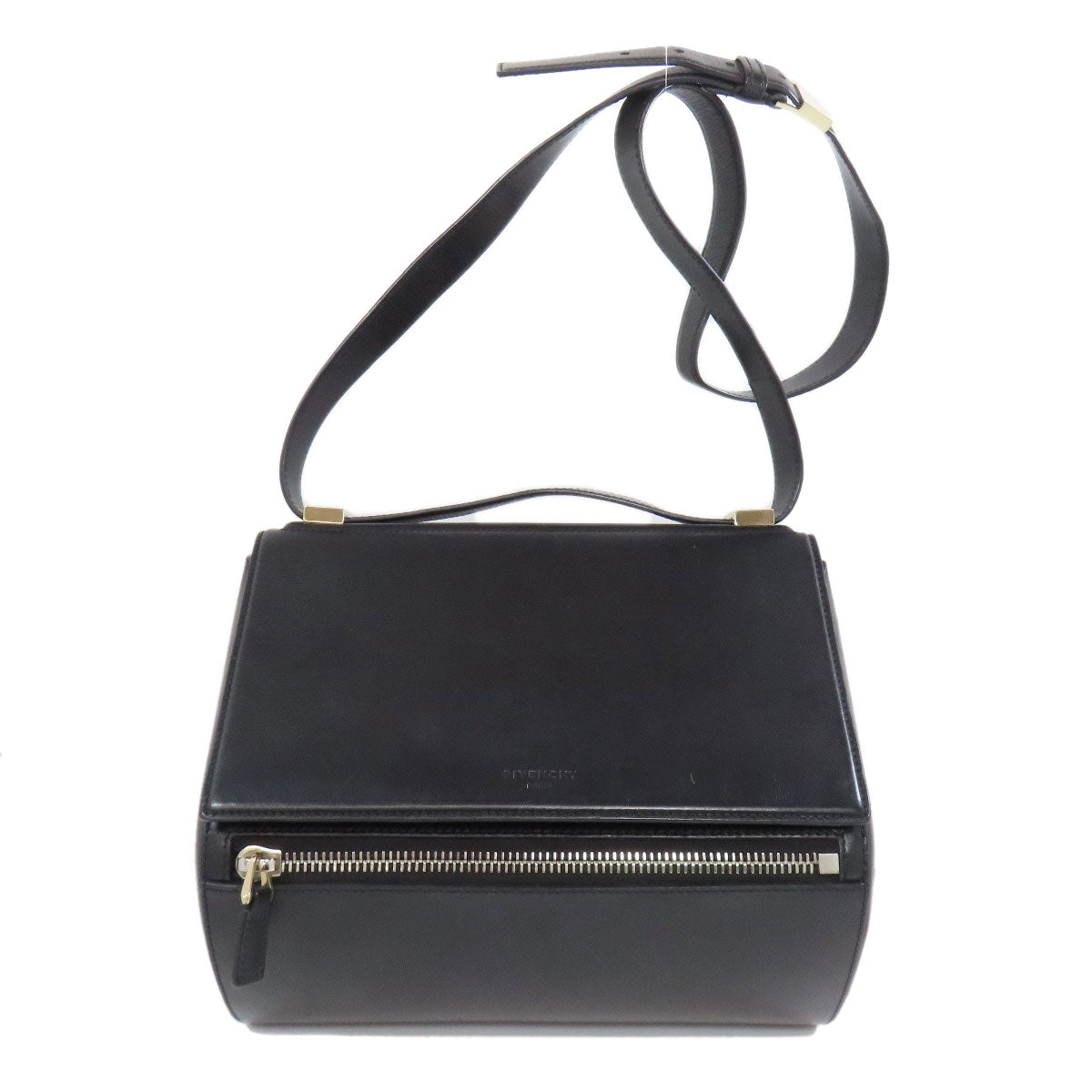 Givenchy Tote Bag leather black Pandora Women Used Authentic