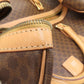CELINE Boston Duffel bag PVC Brown Macadam Pattern Women Used Authentic