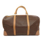 CELINE Boston Duffel bag PVC Brown Macadam Pattern Women Used Authentic
