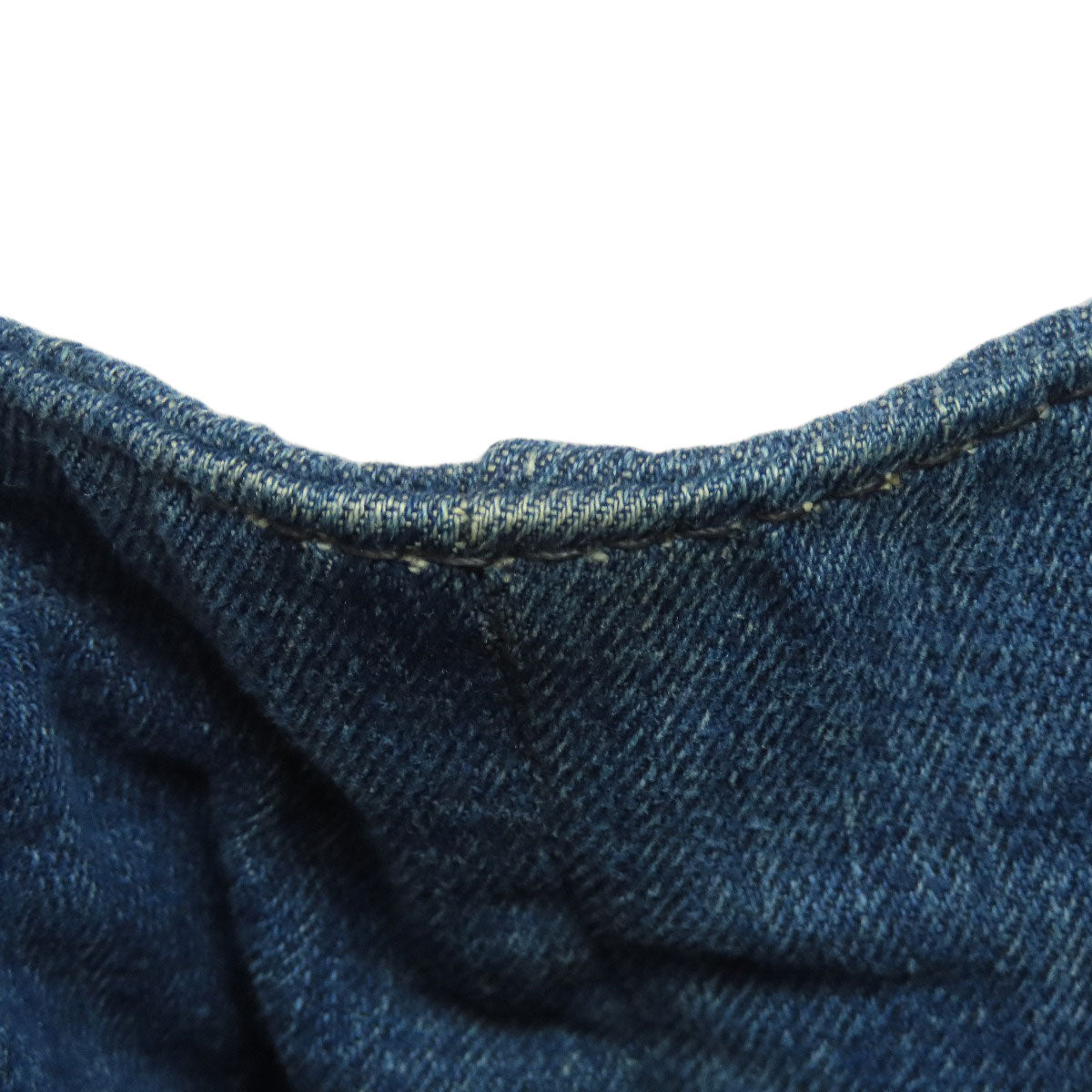 PRADA Tote Bag denim blue Canapa Women Used Authentic