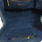 PRADA Tote Bag denim blue Canapa Women Used Authentic