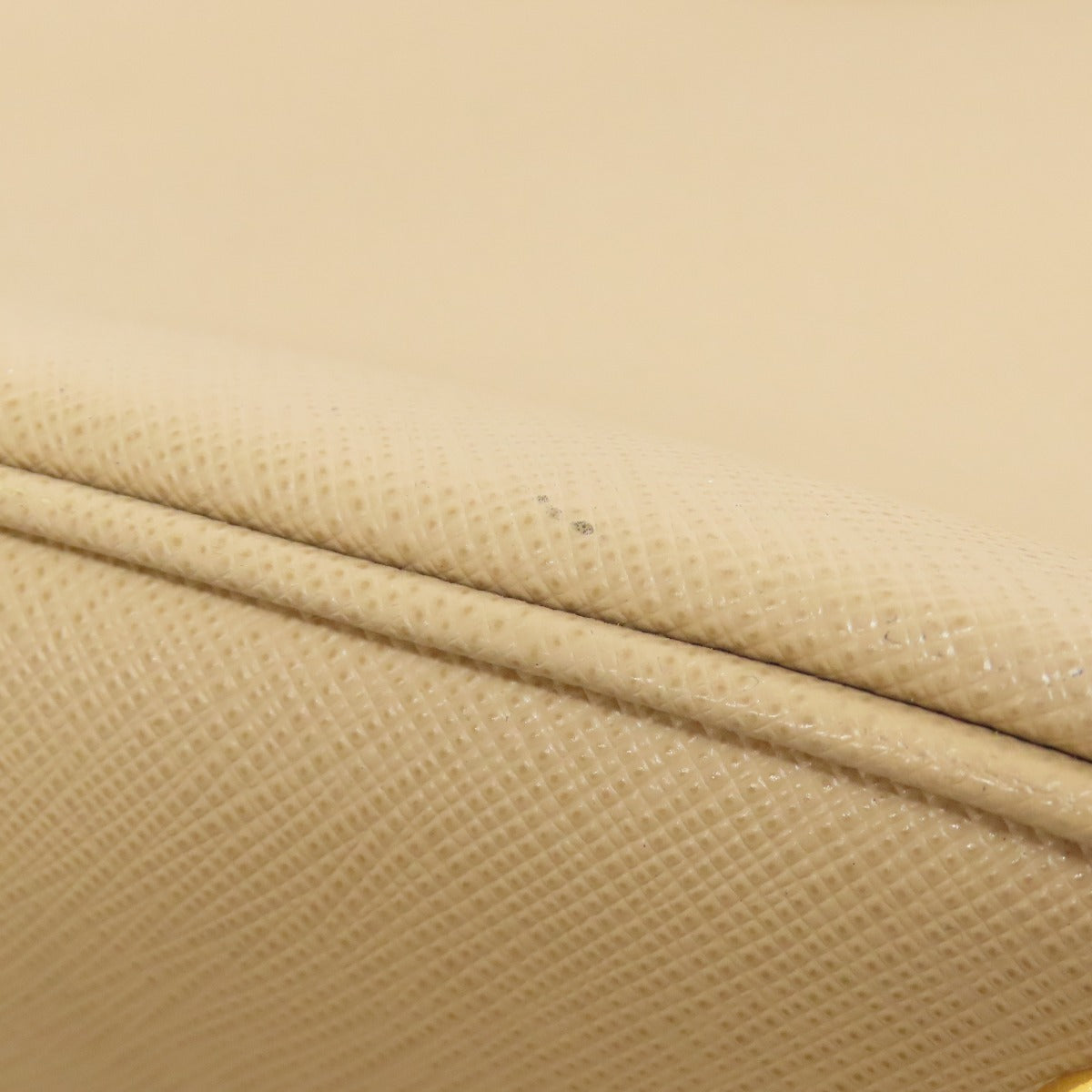 PRADA Tote Bag BN2412 Safiano beige logoMetal