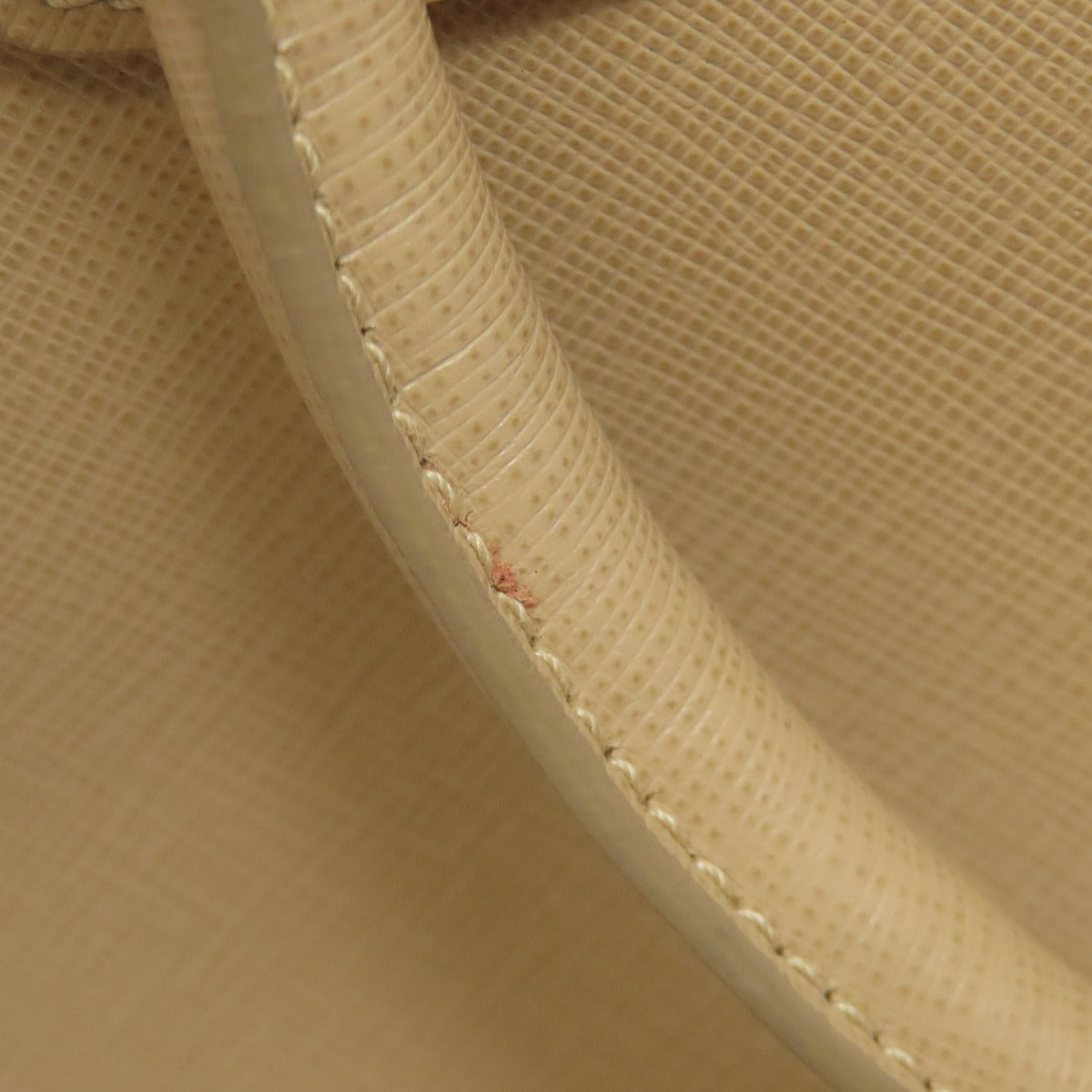 PRADA Tote Bag BN2412 Safiano beige logoMetal