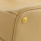 PRADA Tote Bag BN2412 Safiano beige logoMetal