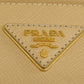 PRADA Tote Bag BN2412 Safiano beige logoMetal