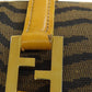 FENDI Tote Bag canvas Brown Jacquard