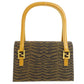 FENDI Tote Bag canvas Brown Jacquard