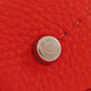 FENDI Handbag Calfskin Red Seleria 2WAY Women Used Authentic