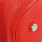 FENDI Handbag Calfskin Red Seleria 2WAY Women Used Authentic