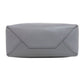 CELINE Tote Bag leather gray Vertical Cabas 2WAY Women Used Authentic