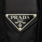 PRADA Shoulder Bag Nylon black logoMetal Women Used Authentic