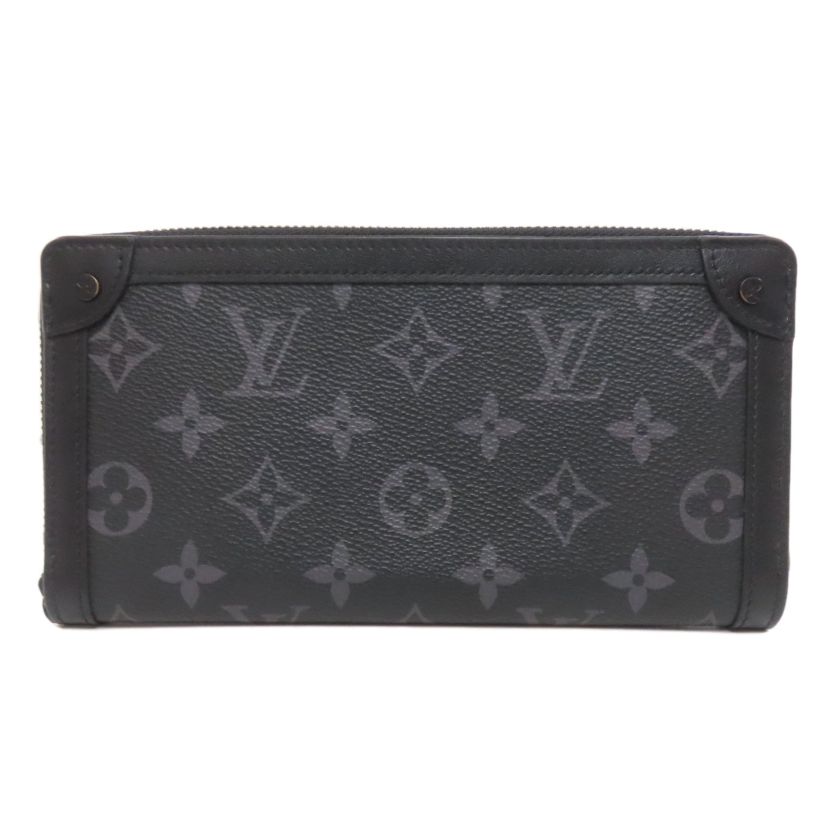 LOUIS VUITTON Long Wallet Purse M80558 Monogram Eclipse black Zippy wallet