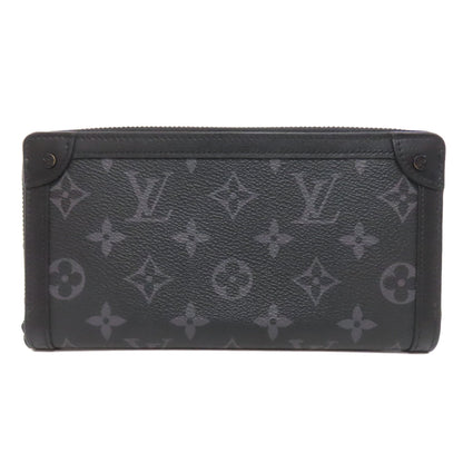 LOUIS VUITTON Long Wallet Purse M80558 Monogram Eclipse black Zippy wallet