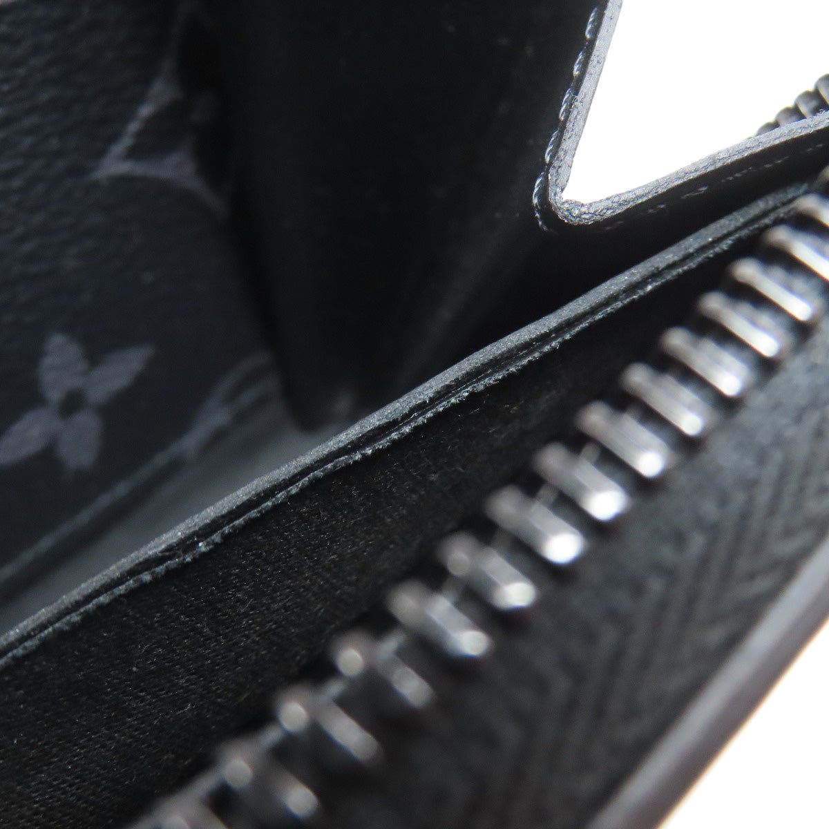 LOUIS VUITTON Long Wallet Purse M80558 Monogram Eclipse black Zippy wallet