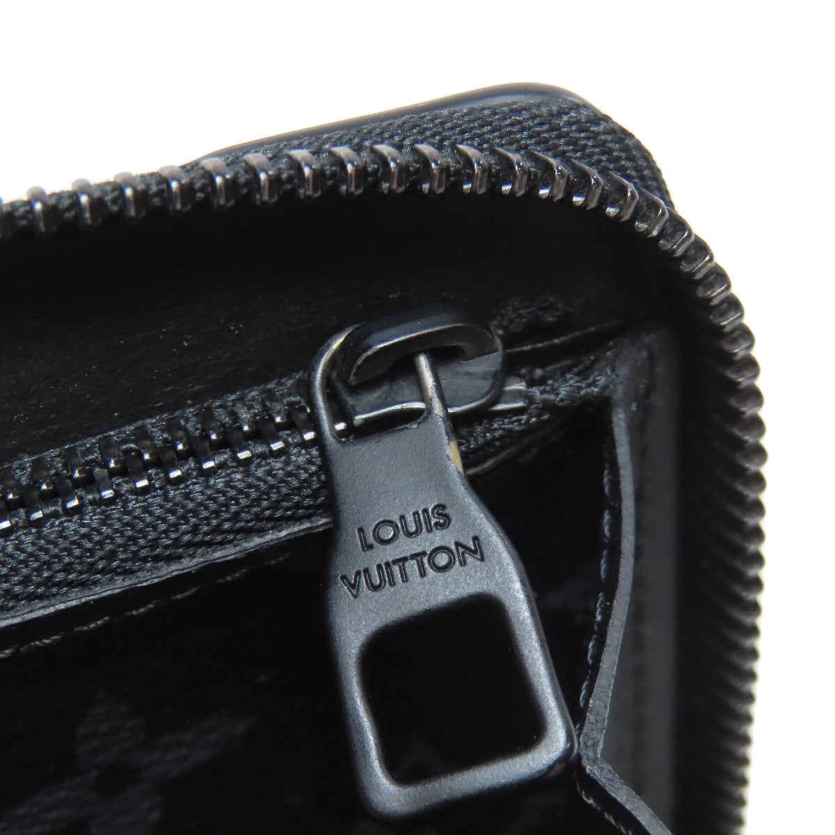 LOUIS VUITTON Long Wallet Purse M80558 Monogram Eclipse black Zippy wallet