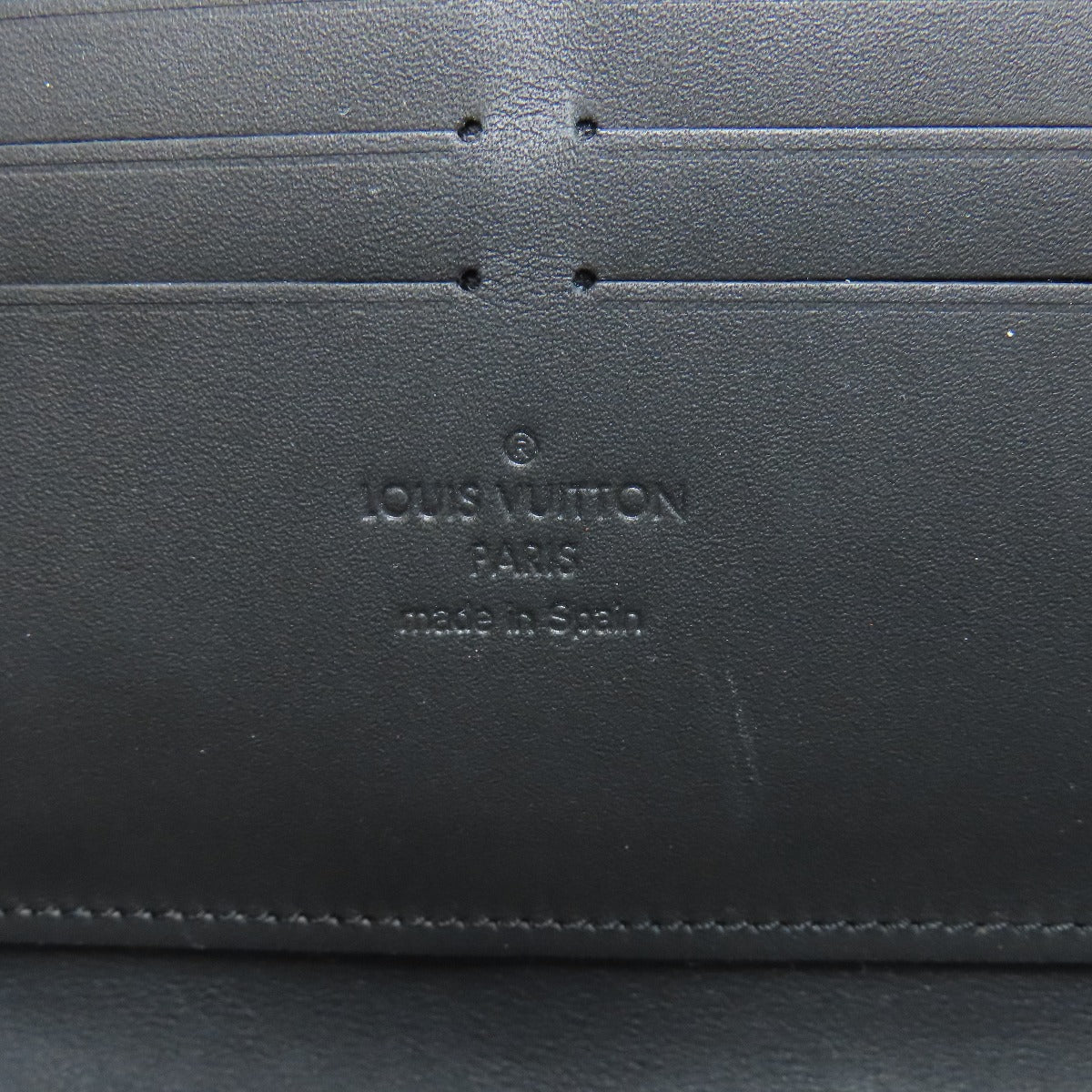 LOUIS VUITTON Long Wallet Purse M80558 Monogram Eclipse black Zippy wallet
