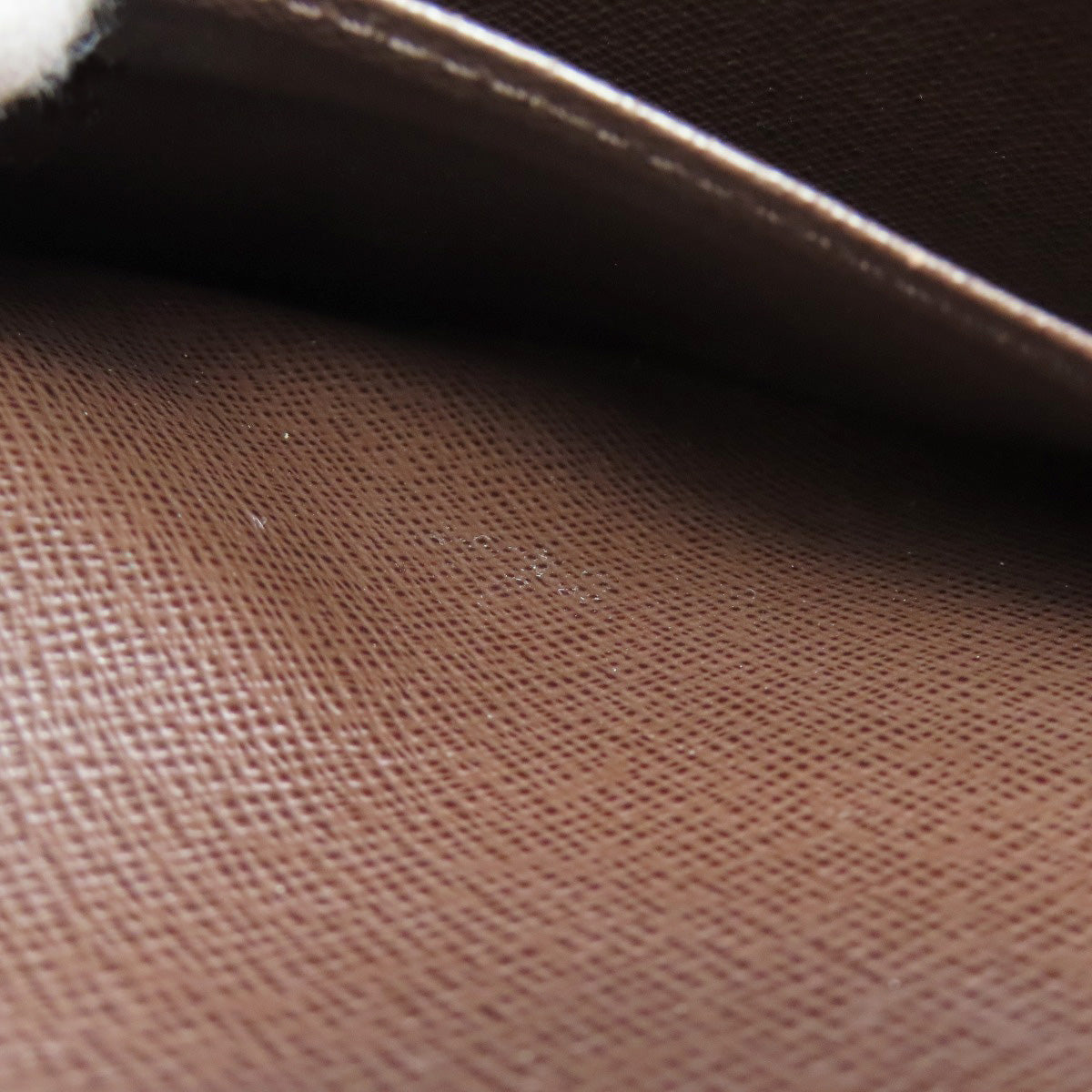 LOUIS VUITTON Bifold Wallet N61736 Damier canvas Brown Portefeuille Tresol Women Used Authentic