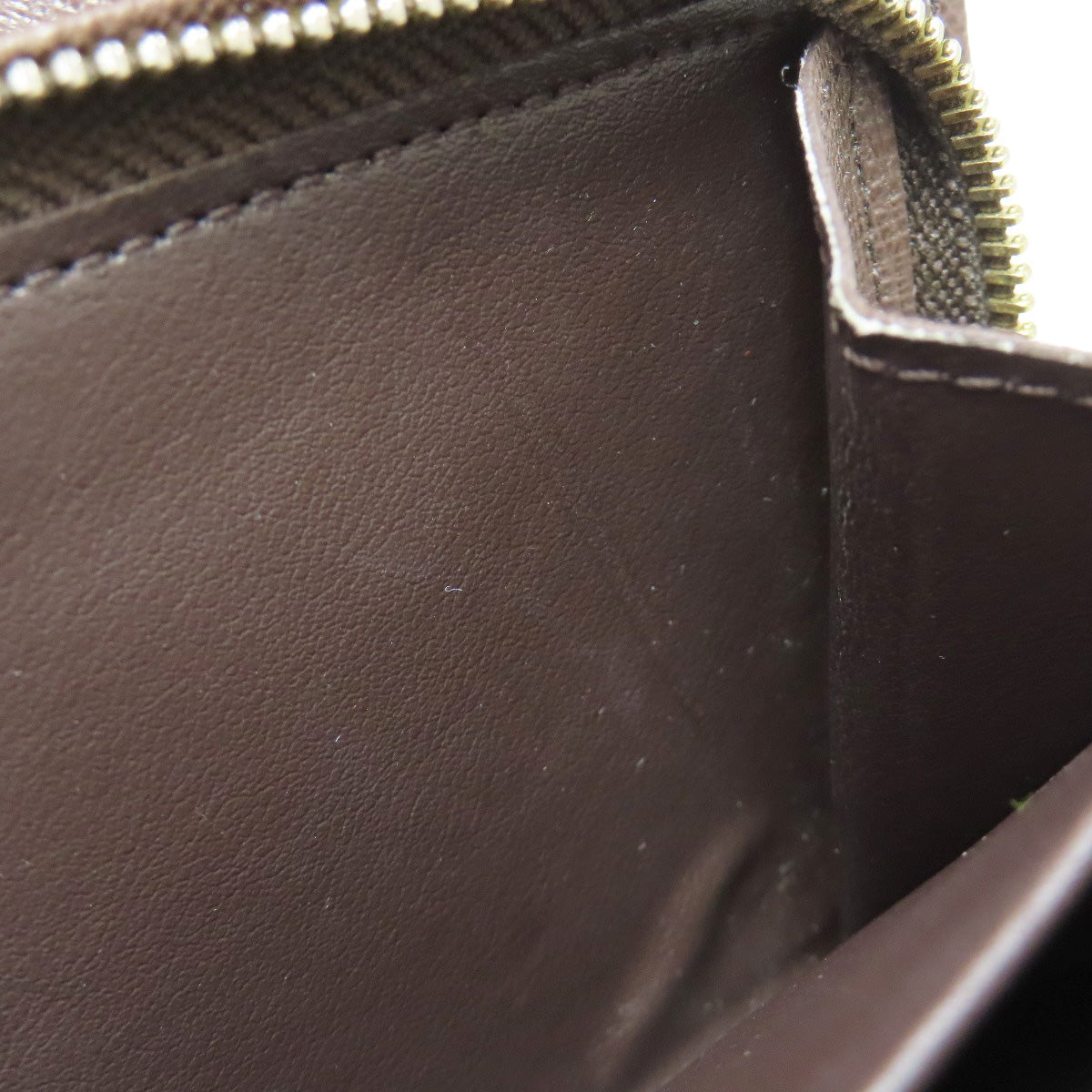 LOUIS VUITTON Bifold Wallet N61736 Damier canvas Brown Portefeuille Tresol Women Used Authentic