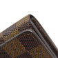 LOUIS VUITTON Bifold Wallet N61736 Damier canvas Brown Portefeuille Tresol Women Used Authentic