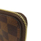 LOUIS VUITTON Long Wallet Purse N60028 Damier canvas Brown Zippy Compact Wallet