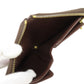 LOUIS VUITTON Long Wallet Purse N60028 Damier canvas Brown Zippy Compact Wallet