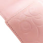 CHANEL Bifold Wallet Calfskin pink Camellia COCO Mark SilverMetal