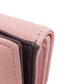 CHANEL Bifold Wallet Calfskin pink Camellia COCO Mark SilverMetal