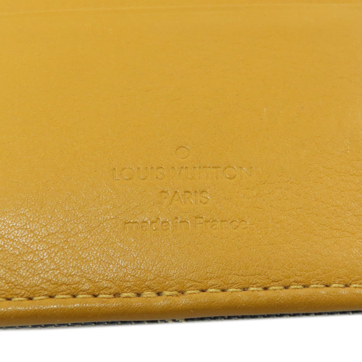 LOUIS VUITTON Long Wallet Purse M95511 denim blue Portefeuille Amelia Women Used Authentic