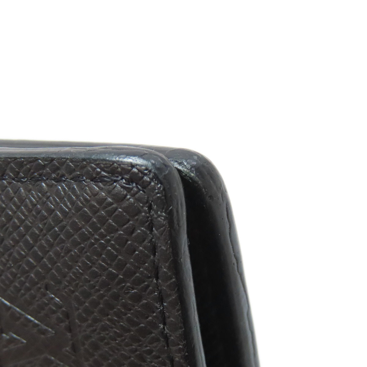 LOUIS VUITTON Long Wallet Purse M32654 Taiga Leather black Portefeuille�EBrazza Former mens Used Authentic