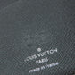 LOUIS VUITTON Long Wallet Purse M32654 Taiga Leather black Portefeuille�EBrazza Former mens Used Authentic